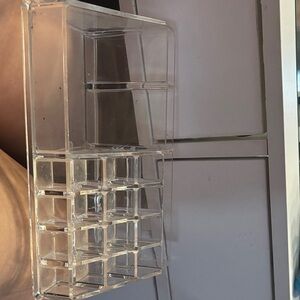 Clear Acrylic Makeup Organizer